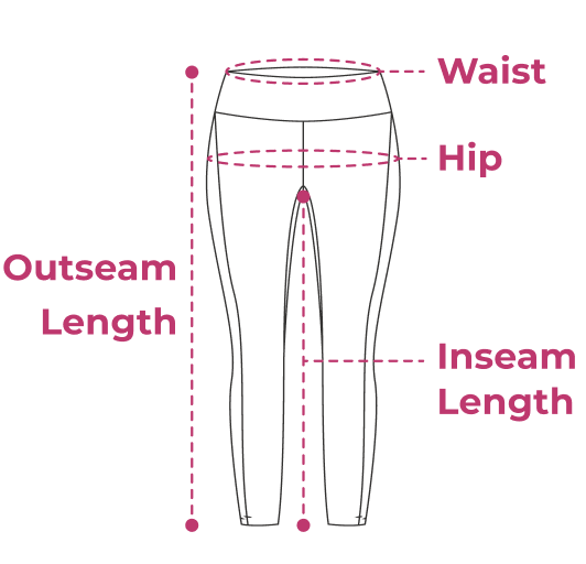 How to measure bottoms – waist, hips, inseam