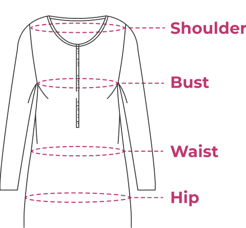 How to measure a kurta – bust, waist, hips